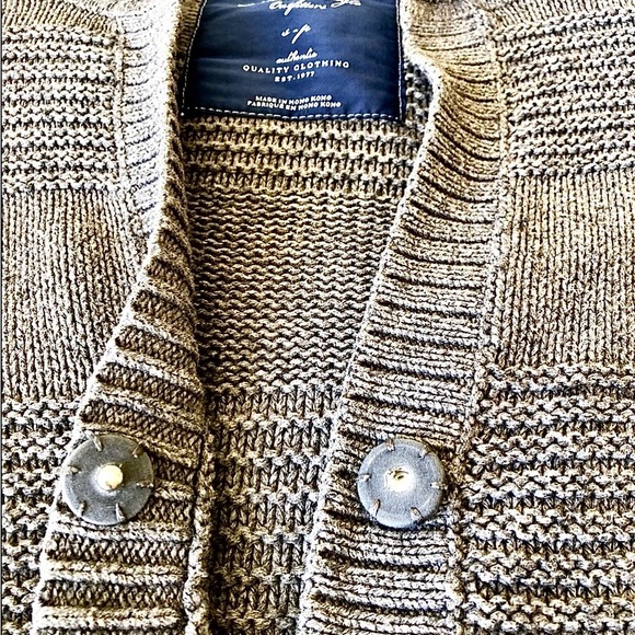 American Eagle Outfitters Wool Oversized Long Sweater Crochet Coat - Picture 7 of 12